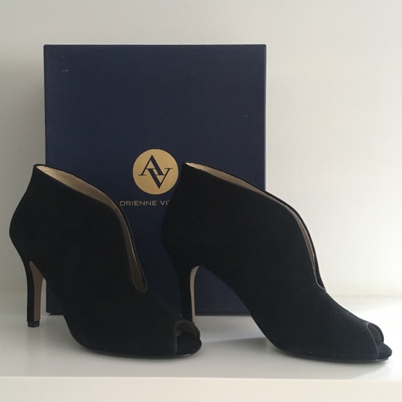 Adrienne Vittadini Shoes - Adrienne Vittadini Slip On Open Toe Ankle Bootie
